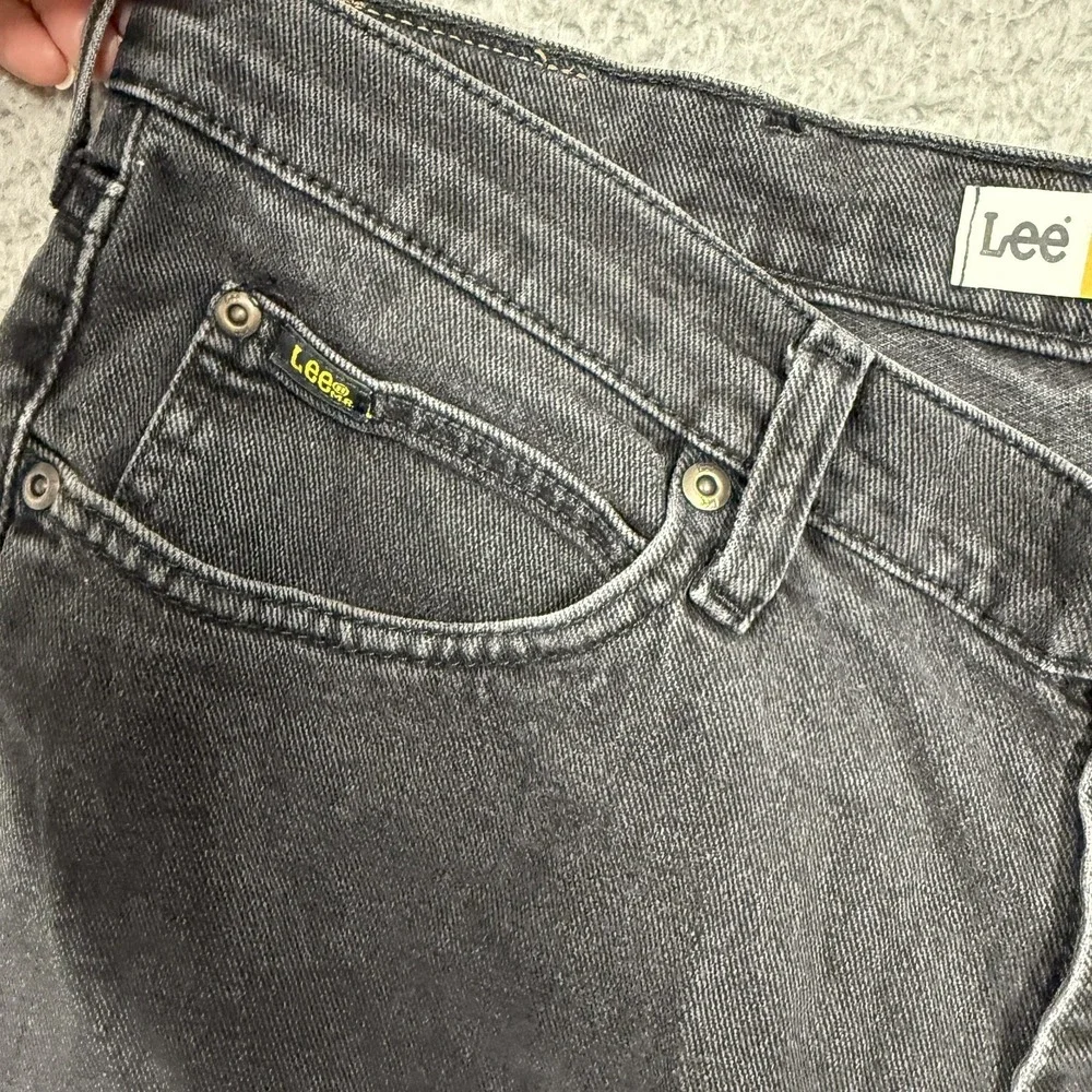 Lee Relaxed Fit Jeans‎ Mens 35x31 Gray Tapered Leg Stretch Denim Mid Rise Casual
